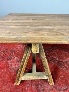 PIKKA DESIGN Solid Pine Wood Cocktail Table - Hand Planed