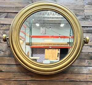 Tilting Wall Mirror in Antique Gold #1