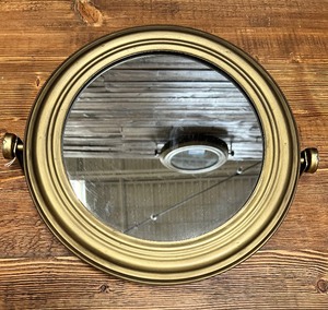 Tilting Wall Mirror in Antique Gold #2