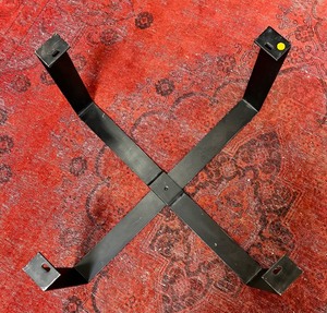 New Blackened Steel Cocktail Table Base