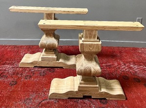 PIKKA DESIGN Reclaimed Elm Wood Table Base