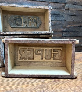 Vintage Wood Brick Molds