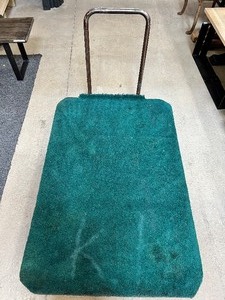 Flat Bed Cart with Carpet Overlay