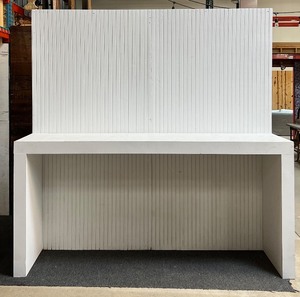 Large Display Unit with Bead Board Back Wall