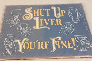 lot 101 image: NEW - Metal Sign Wall Art 16 x 12 Factory Sealed