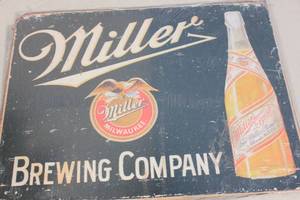 lot 104 image: NEW - Metal Sign Wall Art 16 x 12 Factory Sealed
