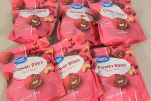 lot 155 image: 6ct Great Value Very Berry Power Bites Vegan, Dairy-Free, Gluten Free Snack