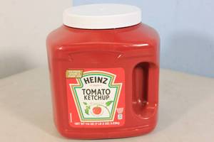 lot 22 image: Bulk Jug 1140z Heinz Tomato Ketchup