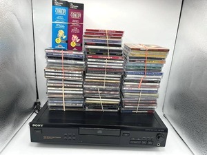 SONY CD Player and 80 Popular CDs