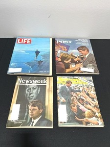 Set of Magazines Featuring Bobby Kennedy