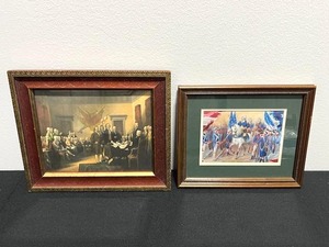 Two Images - Washington in Command and The Forming of a Nation
