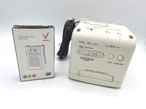 SONY Clock Radio w Snooze Dream Bar & Portable FM Pocket Radio