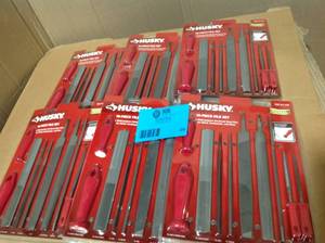 Lot of Husky Multi-Purpose File Set (10-Piece)    Customer Returns See Pictures