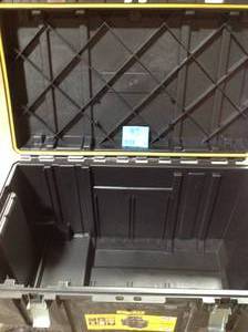 DEWALT Tough Chest 38 in. W 63 Gal. Polypropylene Rolling Tool Box Customer Returns See Picture