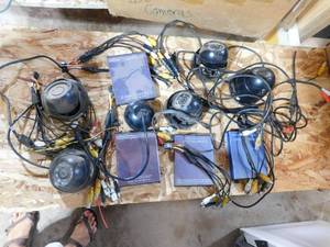lot 62 image: (6) Sony Recording Security Cameras