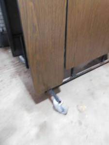 lot 75 image: Foldable Cafeteria Style Dining Table
