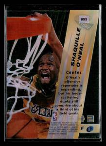 lot 29 image: 1997 Bowmans Best Shots Shaquille ONeal #BS3