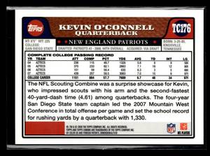 lot 36 image: 2008 Topps Chrome Autograph Kevin OConnell Rookie Card #TC176