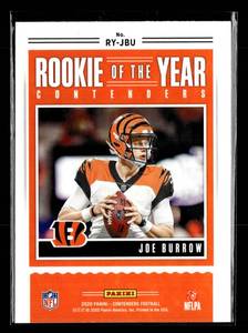 lot 45 image: 2020 Contenders ROY Joe Burrow Rookie Card #RY-JBU