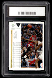 lot 4 image: GMA 10 Gem Mint 1991 Upper Deck Michael Jordan #44