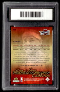 lot 5 image: GMA 10 Gem Mint 2003 Upper Deck LeBron James Rookie #25