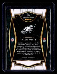 lot 104 image: 2020 Select Premier Level Jalen Hurts Rookie Card #150