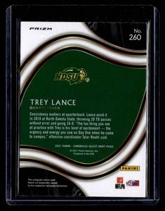 lot 107 image: 2021 Select Draft Silver Prizm Trey Lance Rookie Card #260