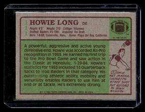 lot 120 image: 1984 Topps Howie Long Rookie Card #111