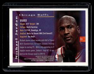 lot 157 image: 1995 Finest Mystery Michael Jordan #M1