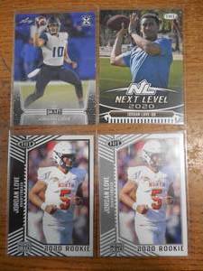 lot 75 image: (4) 2020 Jordan Love Rookie Cards LK