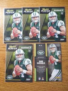 lot 99 image: (5) 2018 Panini POD Sam Darnold Rookies #R1