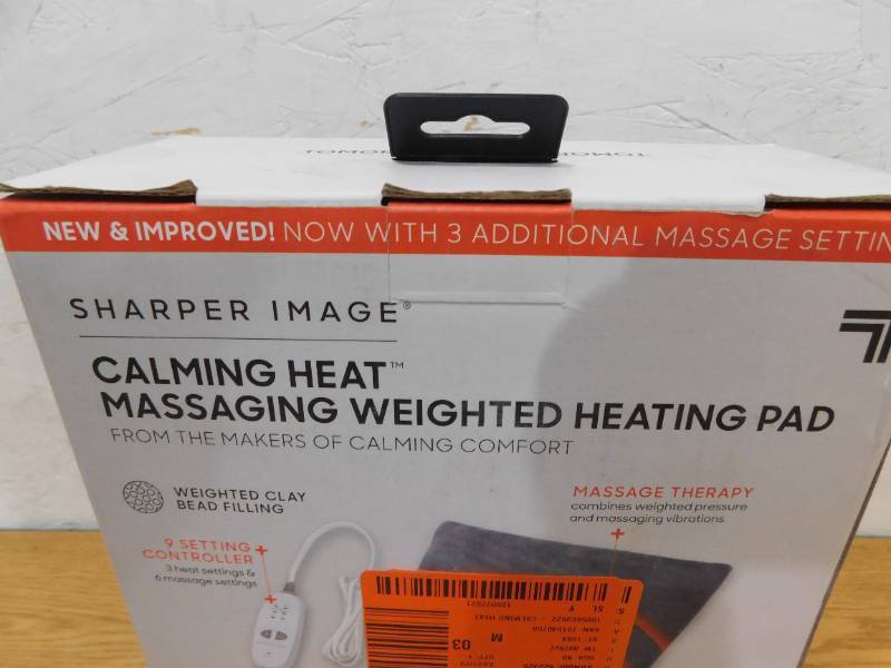 lot 73 image: CALMING HEAT 12 in. x 24 in. Massaging Weighted Heating Pad
