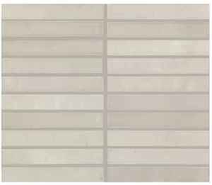 lot 44 image: Daltile Miramo Pearl 10 in. x 12 in. Glazed Ceramic Straight Joint Mosaic Tile (8.3 sq. ft.case)