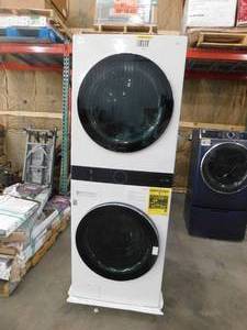lot 1 image: LG WashTower Electric Stacked Laundry Center with 4.5-cu ft Washer and 7.4-cu ft Dryer (ENERGY STAR)