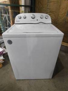 lot 2 image: Whirlpool 3.5-cu ft High Efficiency Agitator Top-Load Washer (White)