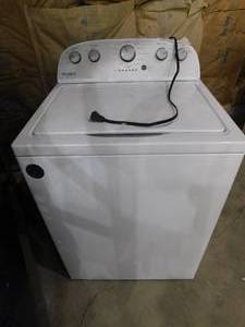 lot 8 image: Whirlpool 3.5-cu ft High Efficiency Agitator Top-Load Washer (White)