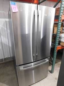 lot 17 image: GE 24.8-cu ft French Door Refrigerator with Ice Maker (Stainless Steel) ENERGY STAR
