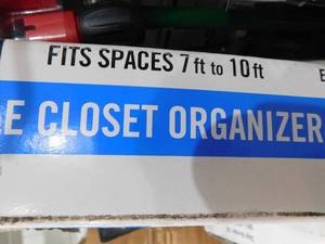 lot 60 image: Everbilt 7 ft. - 10 ft. Regular Duty Closet Organizer Kit