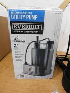 lot 96 image: Everbilt 13 HP Automatic Utility Pump