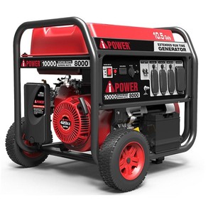 lot 400 image: NEW A-iPower Portable Generator with Electric Start, 10,000 Watt Starting Power & 8,000 Watt Running Power, Large Fuel Tank for Extended Run Time
