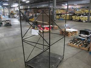 lot 425 image: Welded Metal Frame Built Onto Metal Pallet - Perfect for Projects