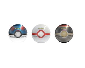 lot 553 image: NEW Pokemon 3-Pack Poke Ball Great Ball, Luxury Ball, Premier Ball