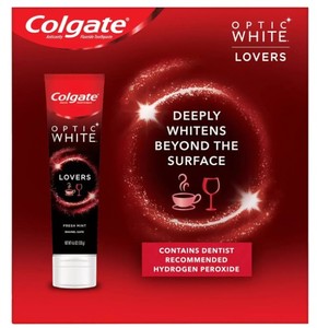 lot 559 image: NEW Colgate Optic White Coffee & Wine Lovers Whitening Toothpaste, 4.6 Oz (4 Pack)