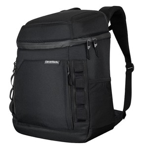 lot 566 image: NEW CleverMade 20-Can Pacifica Backpack Cooler - Black