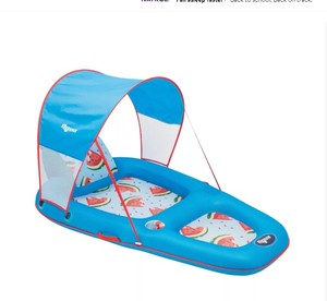 lot 691 image: NEW Aqua Ultimate Sunshade Recliner Pool Lounge, Watermelon
