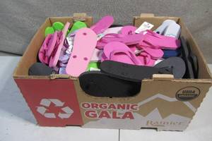 Big Apple Box of Flip Flops Mens Womens Kids