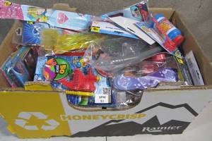 Big Lot Kids Summer Stuff Toys Balloons Bubbles Chalk Gliders and More Pool Stuff