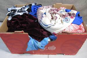 Apple Box Stuffed Full of Designer Womens Apparel