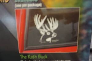 lot 114 image: 3 - DeerCals White Tail Trophy Buck Large Decal The Rath Buck, Hole In The Horn Buck, and The Wayne Bill Buck