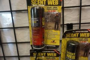 lot 146 image: 3 Cans Scent Web Scent Spray Apple, Vanilla Acorn, and She Heat